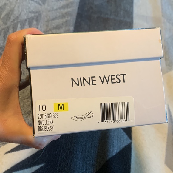 NWT Nine West Glitter Ballet Flats - Picture 4 of 4